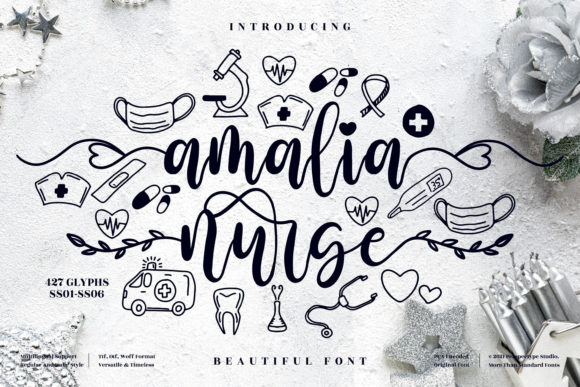 Amalia Nurse Font Review: A Delicate Script for Elegant Branding
