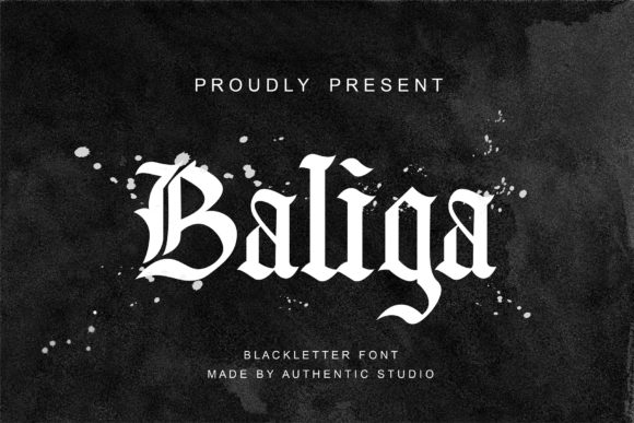 Baliga: A Bold Typeface for Nostalgic and Edgy Projects