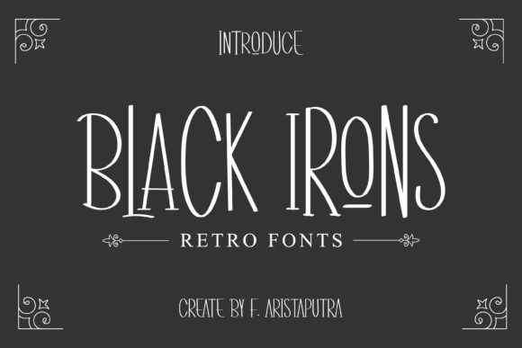 Black Irons Font: A Simple Choice for Stronger Brand Design