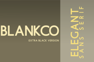 Blankco Extra Black: A Modern Typeface for Digital Branding