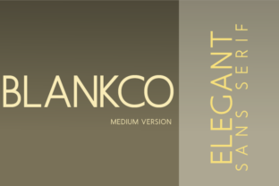 Blankco Medium: A Modern Sans Serif Font for Editorial Design