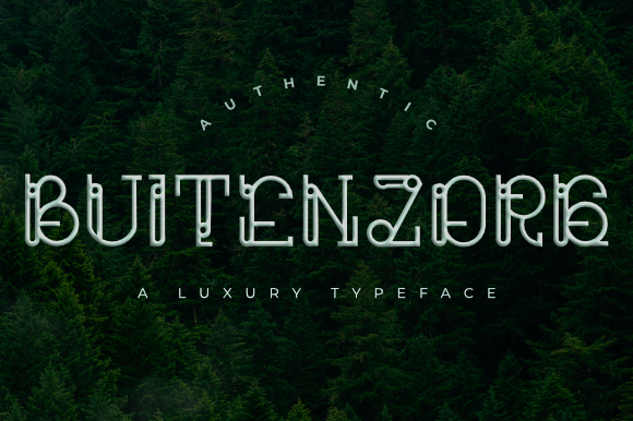 Buitenzorg Font: A Decorative Typeface That Elevates Branding