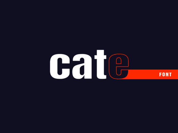 Cate: A Versatile Sans Serif Font for Makers and Creative Shops