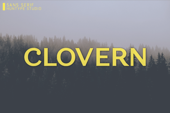 Clovern: A Versatile Sans Serif Typeface for Craft Projects