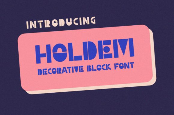 Holdem Font Review: A Geometric Gem for Creative Branding