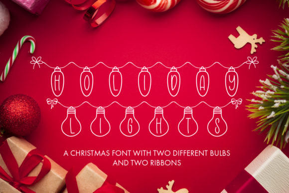 Holiday Lights Font: A Festive Typeface for Memorable Branding