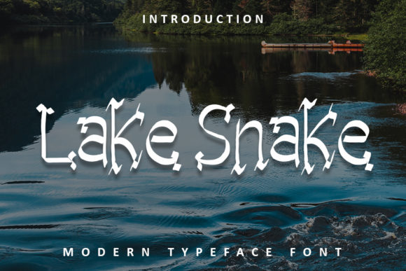 Lake Snake: A Blackletter Font That Elevates Your Brand's Typography Game