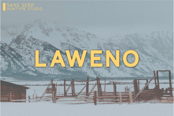 Laweno Font Review: A Versatile Typeface for Campaign Design
