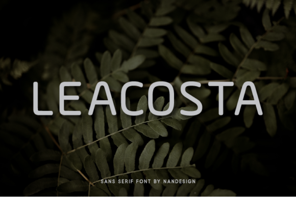 Leacosta Font: A Modern Typeface for Digital Designers