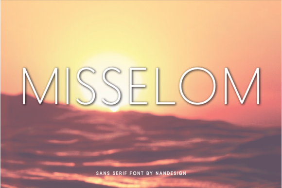 Misselom Font: A Minimalist Typeface for Modern Web Design