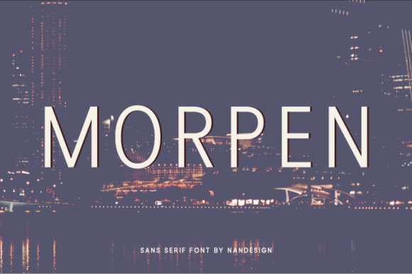 Morpen Font: A Modern Typeface for Digital Designers