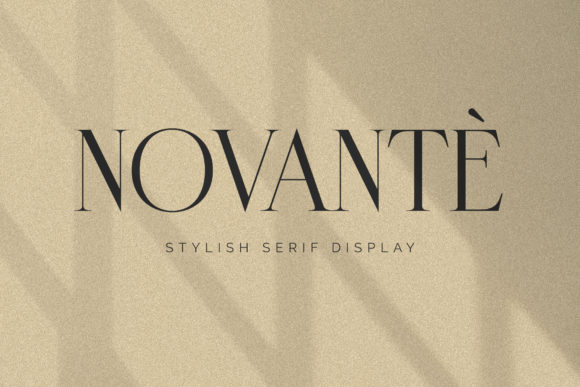 Novante: A Serif Font That Brings Handmade Charm to Life