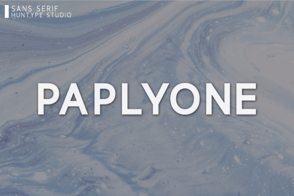 Paplyone: A Simple Sans Serif Font for Creative Projects