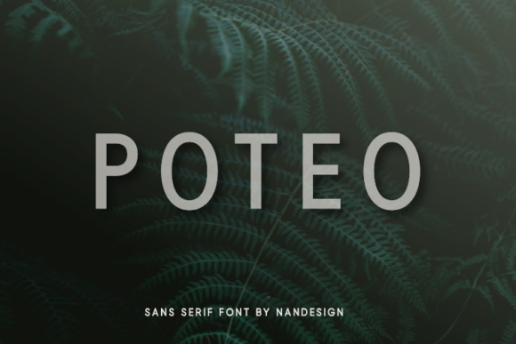 Poteo Font: A Smooth and Sharp Typeface for Real Design Projects