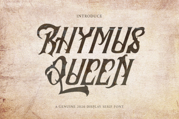 Rhymus Queen Font: A Bold Typeface for Your Brand