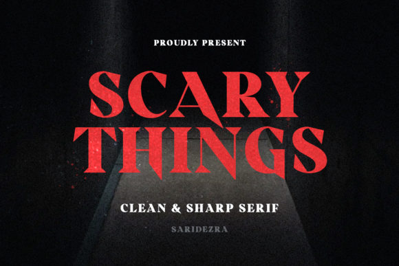 Scary Things Font: A Bold Typeface for Branding with Edge
