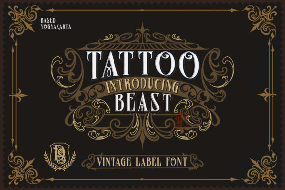 Tattoo Beast Font: A Bold Typeface for Branding with Character