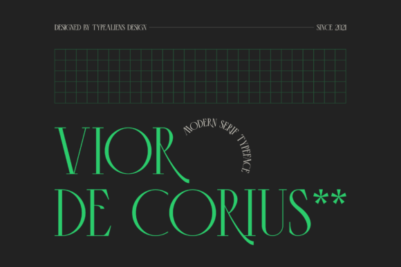 Vior De Corius Font: A Professional Touch for Your Brand