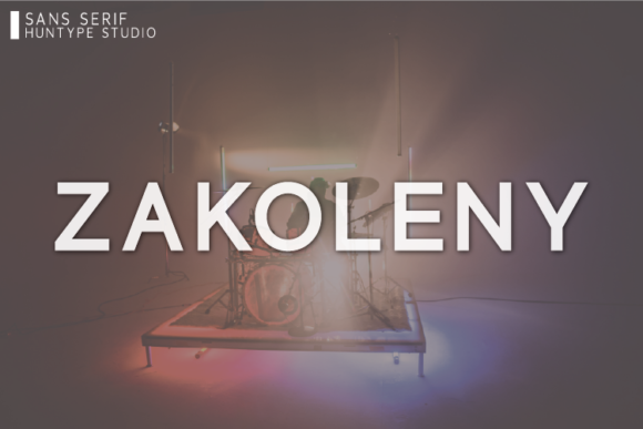 Zakoleny: A Versatile Sans Serif Font for Creative Makers
